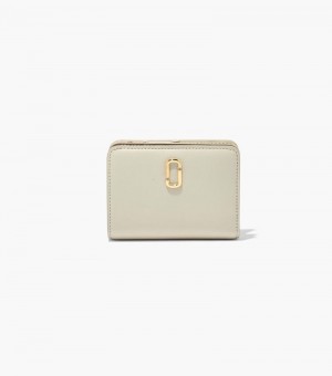 Carteras Marc Jacobs The J Marc Mini Compact Wallet Mujer Blancos | HM6-8068
