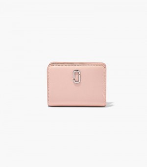 Carteras Marc Jacobs The J Marc Mini Compact Wallet Mujer Rosas | RM5-4929