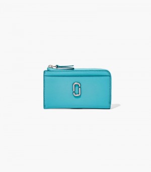 Carteras Marc Jacobs The J Marc Top Zip Multi Wallet Mujer Turquesa | BJ6-5298