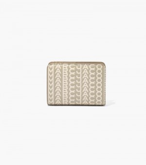 Carteras Marc Jacobs The Mini Compact Wallet Mujer Kaki | JY3-2144