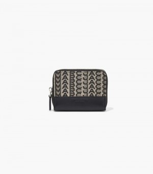 Carteras Marc Jacobs The Monogram Zip Around Wallet Mujer Beige Multicolor | CM6-6944