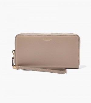 Carteras Marc Jacobs The Slim 84 Continental Wristlet Wallet Mujer Grises | IN5-8545