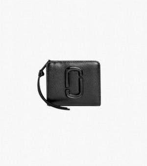 Carteras Marc Jacobs The Snapshot Dtm Mini Compact Wallet Mujer Negros | KS9-7787