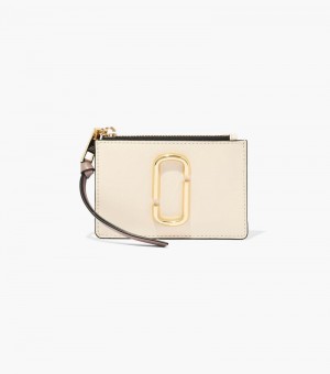 Carteras Marc Jacobs The Snapshot Top Zip Multi Wallet Mujer Blancos Multicolor | UB3-5123