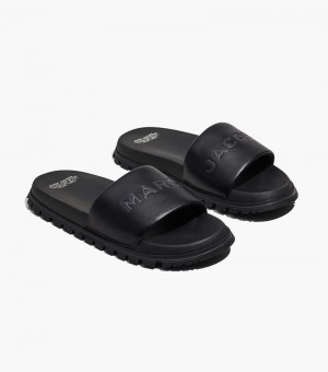 Chanclas Marc Jacobs The Chanclas Mujer Negros | CI3-8056