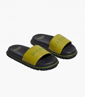 Chanclas Marc Jacobs The Chanclas Mujer Verdes Amarillos | XA8-4150