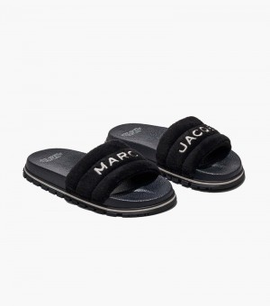 Chanclas Marc Jacobs The Terry Chanclas Mujer Negros | SI6-3829