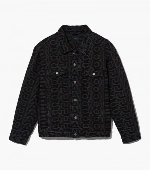 Chaquetas Marc Jacobs The Monogram Denim Jacket Mujer Negros | GQ9-8515