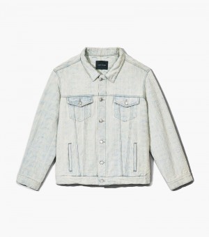 Chaquetas Marc Jacobs The Monogram Denim Jacket Mujer Azules | UI4-3492