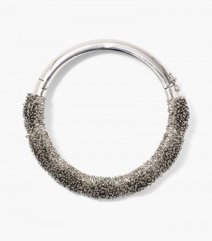 Collar Marc Jacobs The Seaburst Necklace Mujer Plateados | ET6-1184