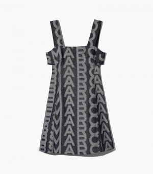Vestidos Marc Jacobs The Monogram Denim Cutout Vestido Mujer Azules | HY3-0667
