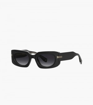 Lentes De Sol Marc Jacobs Icon Rectangular Sunglasses Mujer Negros | OX4-3827