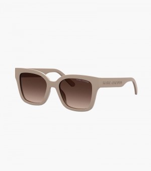 Lentes De Sol Marc Jacobs Square Sunglasses Mujer Beige | LF2-5128