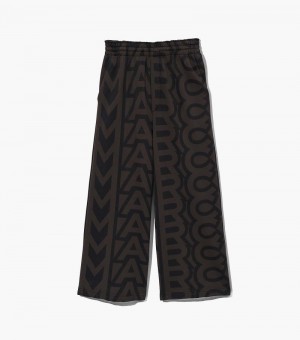 Pantalones Deportivos Marc Jacobs The Monogram Oversized Sweatpants Mujer Negros Grises | PW2-7215