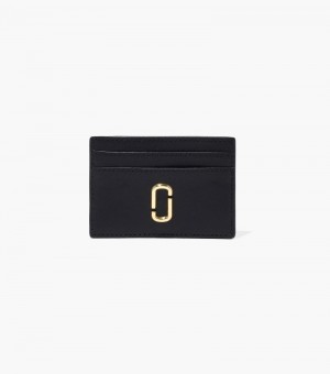 Porta Tarjetas Marc Jacobs The J Marc Card Case Mujer Negros | OQ6-2989