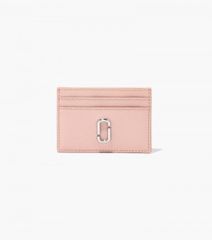 Porta Tarjetas Marc Jacobs The J Marc Card Case Mujer Rosas | JS9-0452