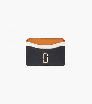 Porta Tarjetas Marc Jacobs The Snapshot Card Case Mujer Negros Naranjas Multicolor | GG5-5879