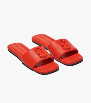 Sandalias Marc Jacobs The J Marc Cuero Sandal Mujer Naranjas | VV2-3370
