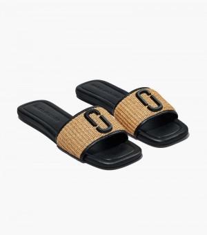 Sandalias Marc Jacobs The J Marc Woven Sandal Mujer Beige | NV2-2817