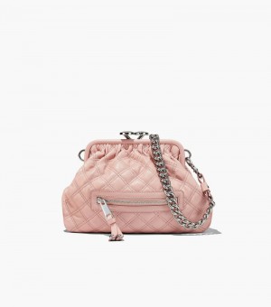 Stam Bolsas Marc Jacobs Re-Edition Acolchado Cuero Little Stam Bag Mujer Rosas | HS0-1453