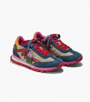 Tenis Marc Jacobs The Jogger Mujer Beige Multicolor | KS4-4538