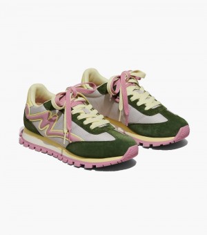 Tenis Marc Jacobs The Jogger Mujer Morados Multicolor | BT4-5966