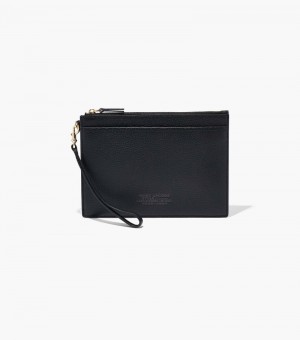 Wristlet Marc Jacobs The Cuero Small Wristlet Mujer Negros | AM2-2605