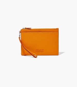 Wristlet Marc Jacobs The Cuero Small Wristlet Mujer Naranjas | UU7-0915
