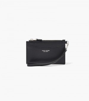 Wristlet Marc Jacobs The Slim 84 Top Zip Wristlet Mujer Negros | XR4-1332